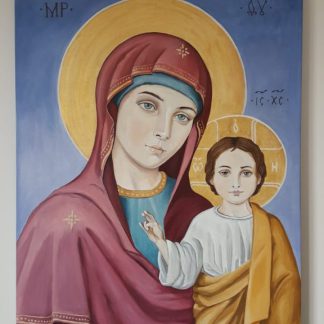 Meryem ve İsa reprodüksiyon yağlıboya tablo