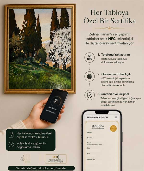 Sertifikalı Yağlıboya Tablo